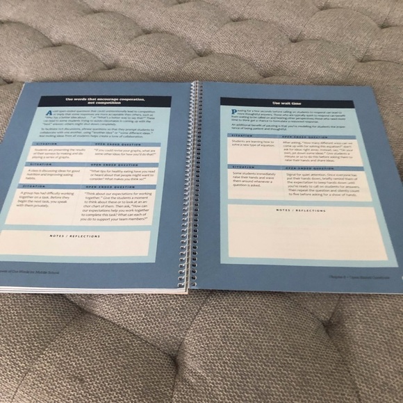 Responsive Classroom The Power of Our Words for Middle school spiral book - Picture 10 of 13